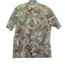 Pierre Cardin Mens Button Up Shirt Multi-Color Size Medium 100 Cotton Collar