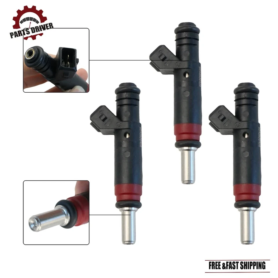 3Pcs New Fuel Injector For SeaDoo GTX 4TEC 2003-06 RXT 2005-07 RXT 215 2008-09 - Изображение 2 из 4