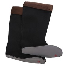 1 Pair Insulated Boot Liners Black Cotton Fleece Warm Winter Rain Snow Boots