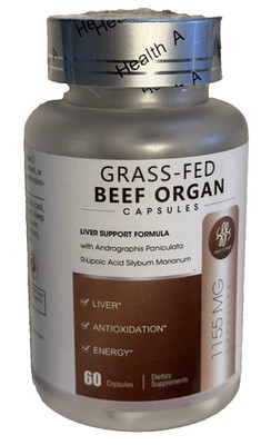 iMATCHME Beef Organ Supplement for Women - Grass Fed - 60 Capsules - Ex: 6/27