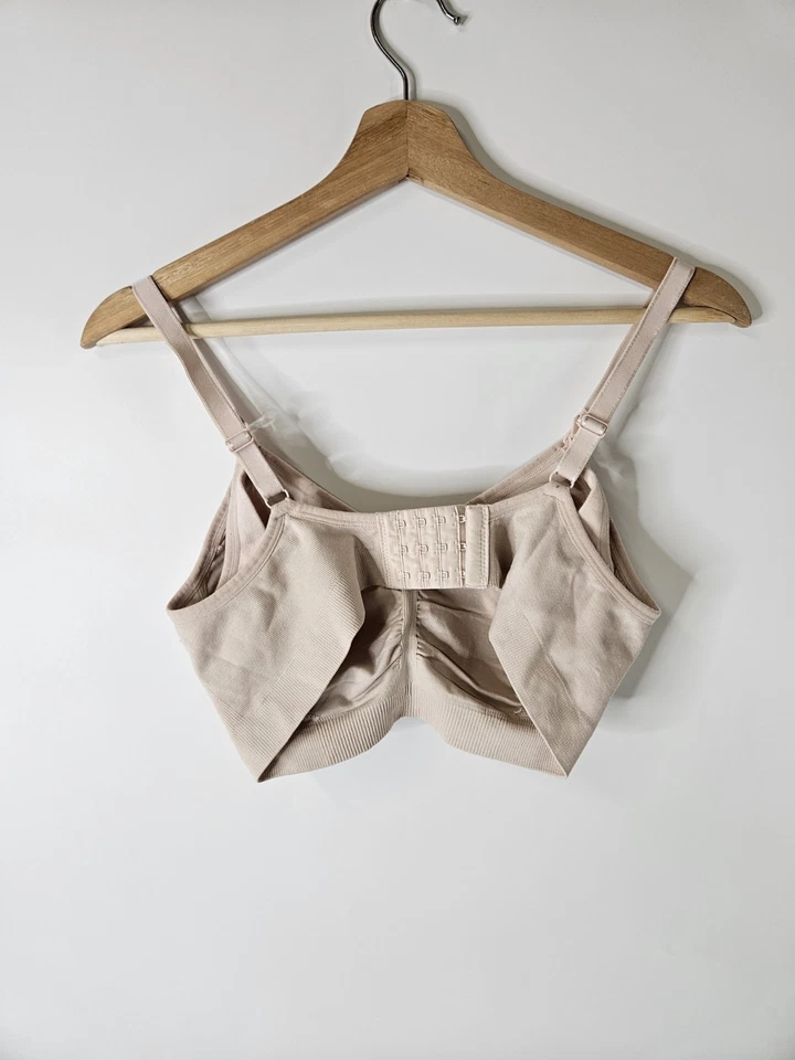 Sujetador de maternidad para mujer grande maternidad enfermería busto completo sin costuras suave elástico Foto 2 de 4