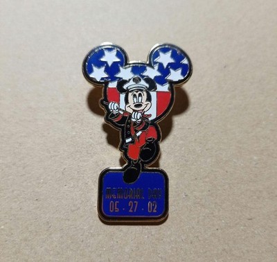 Disney Mickey Pin Anstecker Memorial Day LE3500 Vintage gebrauchter Zustand