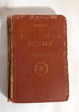 CODICE DI PROCEDURA PENALE - 1913