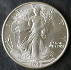 1942 50c Walking Liberty Silver Half Dollar