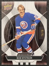 2024-25 Upper Deck Engrained #99 Bob Nystrom 75/75 Mahogany New York Islanders