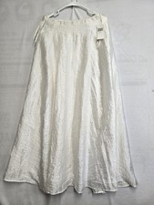 RAMPAGE NWT WHITE LINED MAXI SKIRT IN SZ 9