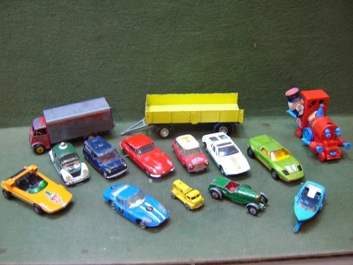 Job Lot of Vintage Diecast Corgi Dinky & Matchbox Vehicles for Renovation