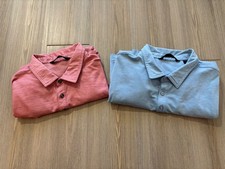 Travis Mathew Golf Polos Men’s XL Lot 2 Heathered Space Dye Performance Polos