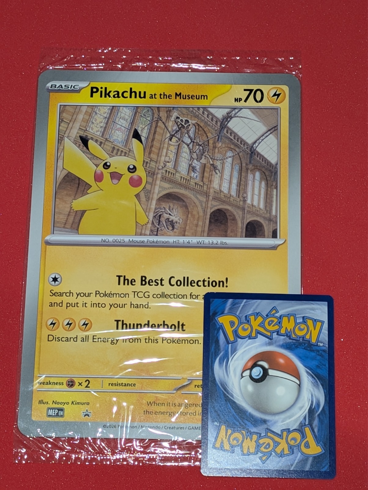 Pokemon Pikachu at the Museum Jumbo Promo Sealed - Europe Shipping 🌍