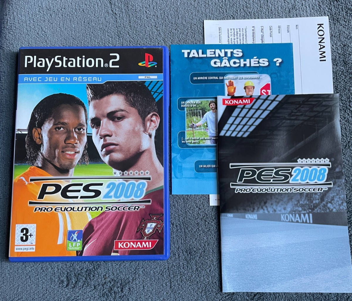 Pro Evolution Soccer 2008 PES 2008 complet sur Playstation 2 PS2 - FR cd TTBE