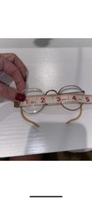 Vintage B L 1/10 12K GF Full-Vu Wire Eyeglass Frames L Nose Piece Broken