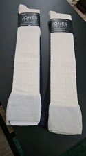 New 2 Packs 4Pairs of Knee High Socks- Mens Or Womens- White And Navy