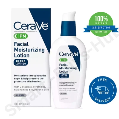 CeraVe Facial Moisturizing Lotion PM with Hyaluronic Acid & Ceramides 89ml