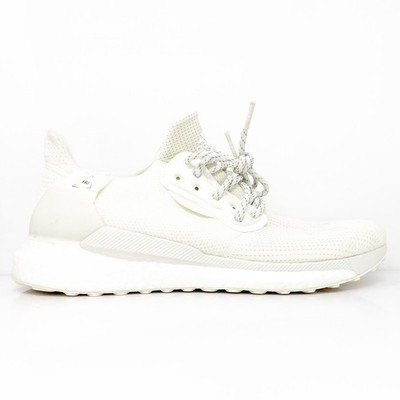 Adidas Mens Solar Hu Glide PRD EG7767 White Running Shoes Sneakers Size 10.5