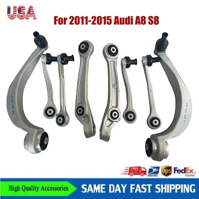 For Audi A8 D4 S8 2011-2015 Front Suspension Control Arms and Ball Joints Kit