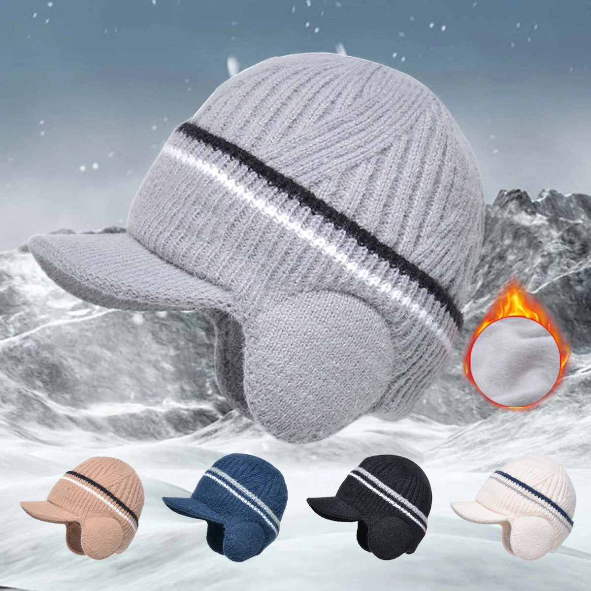 Fleece lined sales ball cap