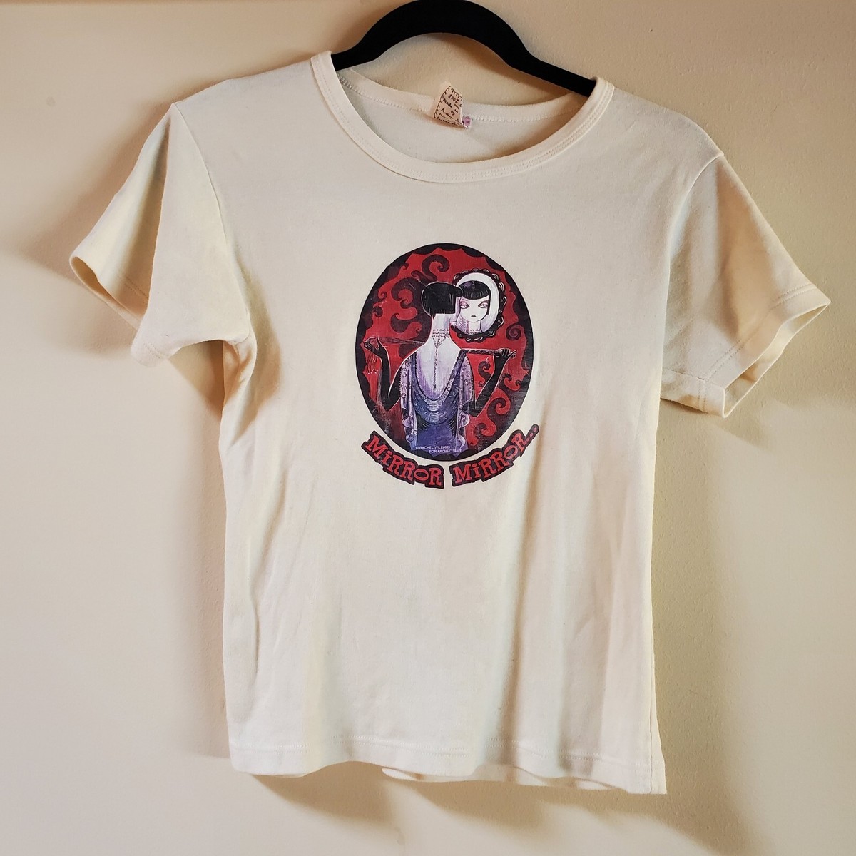 Vintage Archaic Smile Baby Tee - Mirror, Mirror - Art by Rachel