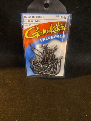 GAMAKATSU OCTOPUS CIRCLE HOOK VALUE PACK 5/0 208415-25