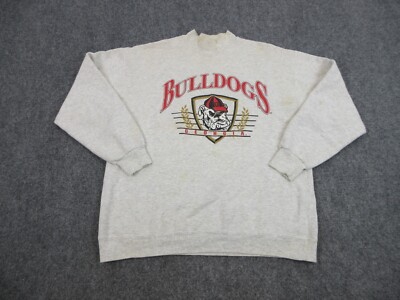 VINTAGE Georgia Bulldogs Sweater Mens Extra Large Gray