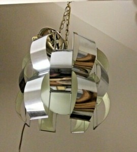 Chrome-Loop-Ribbon-Pendant-Light-Chandelier-MCM-circa-1970s
