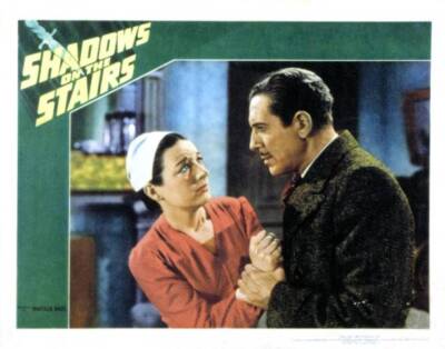 Shadows On The Stairs Lobby Card Phyllis Barry Paul Cavanagh 1941 Old Photo