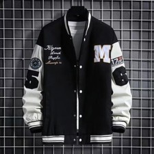Baseball Jacket - High School Student Baseball Jacket - Loose Hong Kong Style