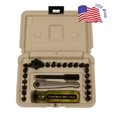 Chapman #8900TAN Screwdriver Set Std. + Slotted bit kit USA MADE MFG DIRECT