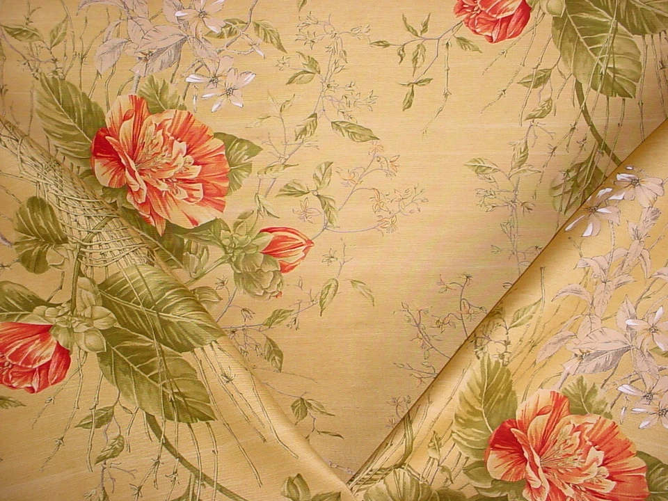 Tela de tapicería con estampado de ramo Ikebana de Robert Allen Beacon Hill 5-3/8 años Foto 3 de 4