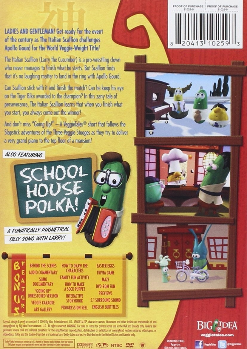VeggieTales - Sumo of the Opera (DVD, 2005) New 820413102593