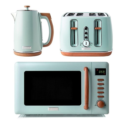 Haden Kettle, Toaster & Microwave Set 1.7L, 4 Slice, 800W