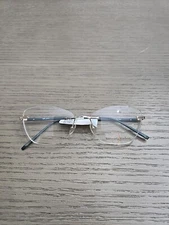 Naturally Rimless NR 371 Gold Rimless Eyeglass Frames 180° Arm Swing 52 16 138 