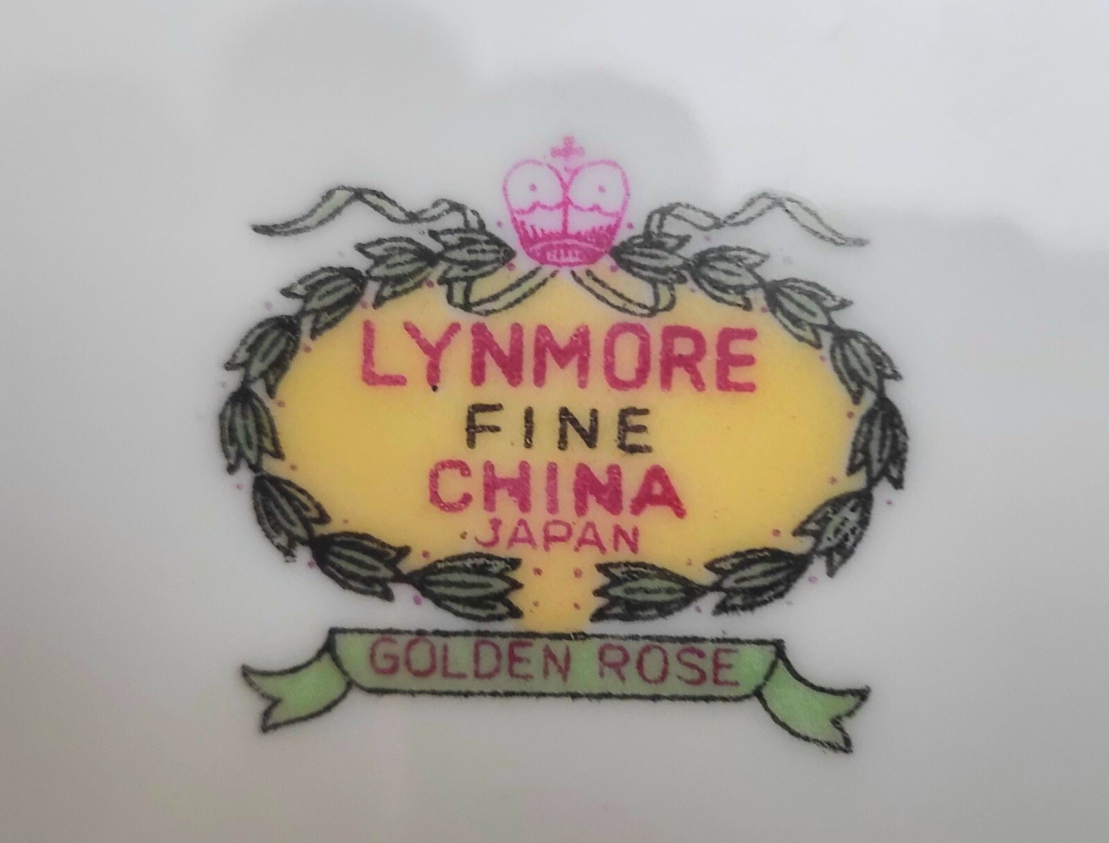 Lynmore Fine China Japan Golden Rose 10" Serving Platter eBay