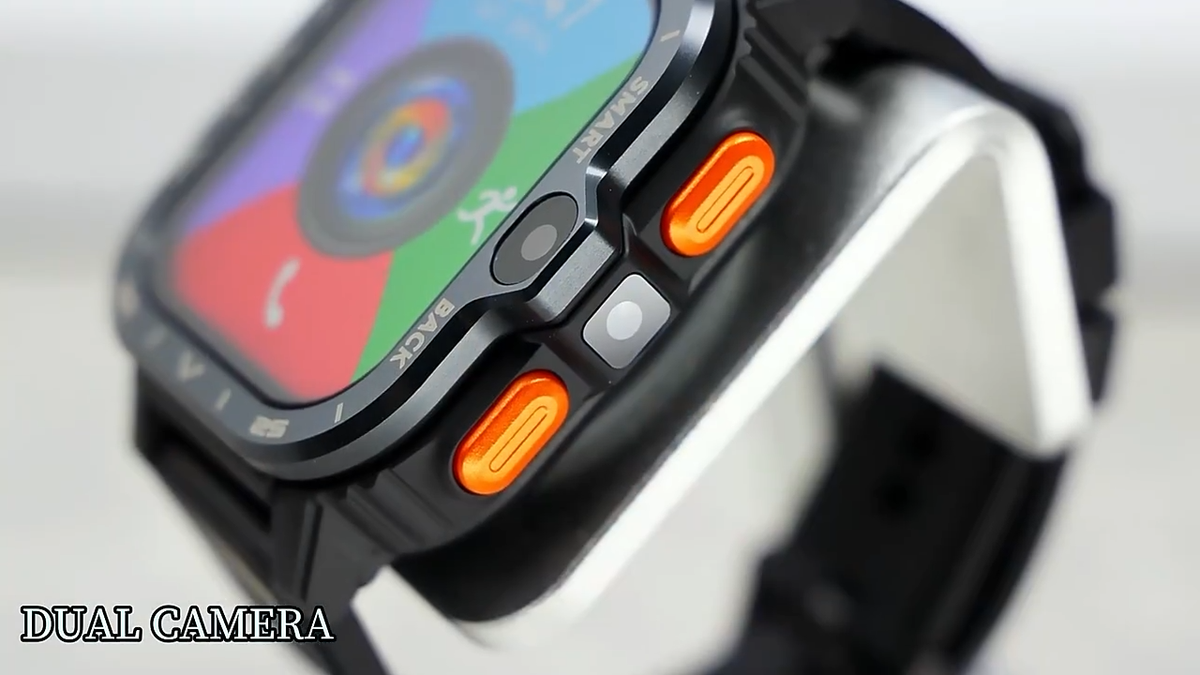 PGD SMART WATCH 4G+64GB Touch Screen 2.03” Android 8.1,HD Dual
