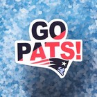 NEW ENGLAND PATRIOTS STICKER - DECAL - WATERPROOF - FREE SHIPPING