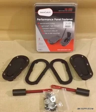 GENUINE AEROCATCH BONNET PINS - PLUS FLUSH NON LOCKING - BLACK - T120-2000