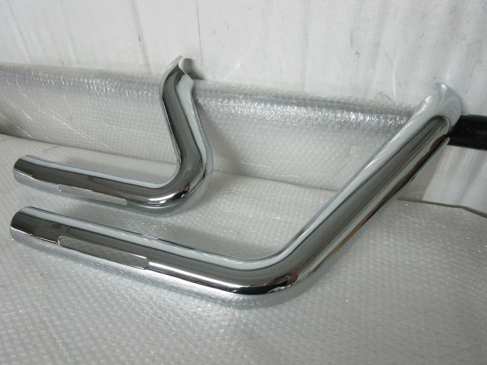 Cabezal silenciador Harley Davidson FXBR Breakout Softail 18-22 protectores térmicos ranurado Foto 3 de 4