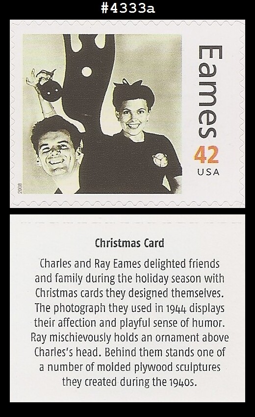 USA4 #4333a MNH Eames Charles and Ray