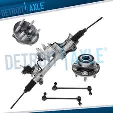 Rack and Pinion Front Wheel Hubs Sway Bars for GMC Acadia Chevy Traverse Enclave
