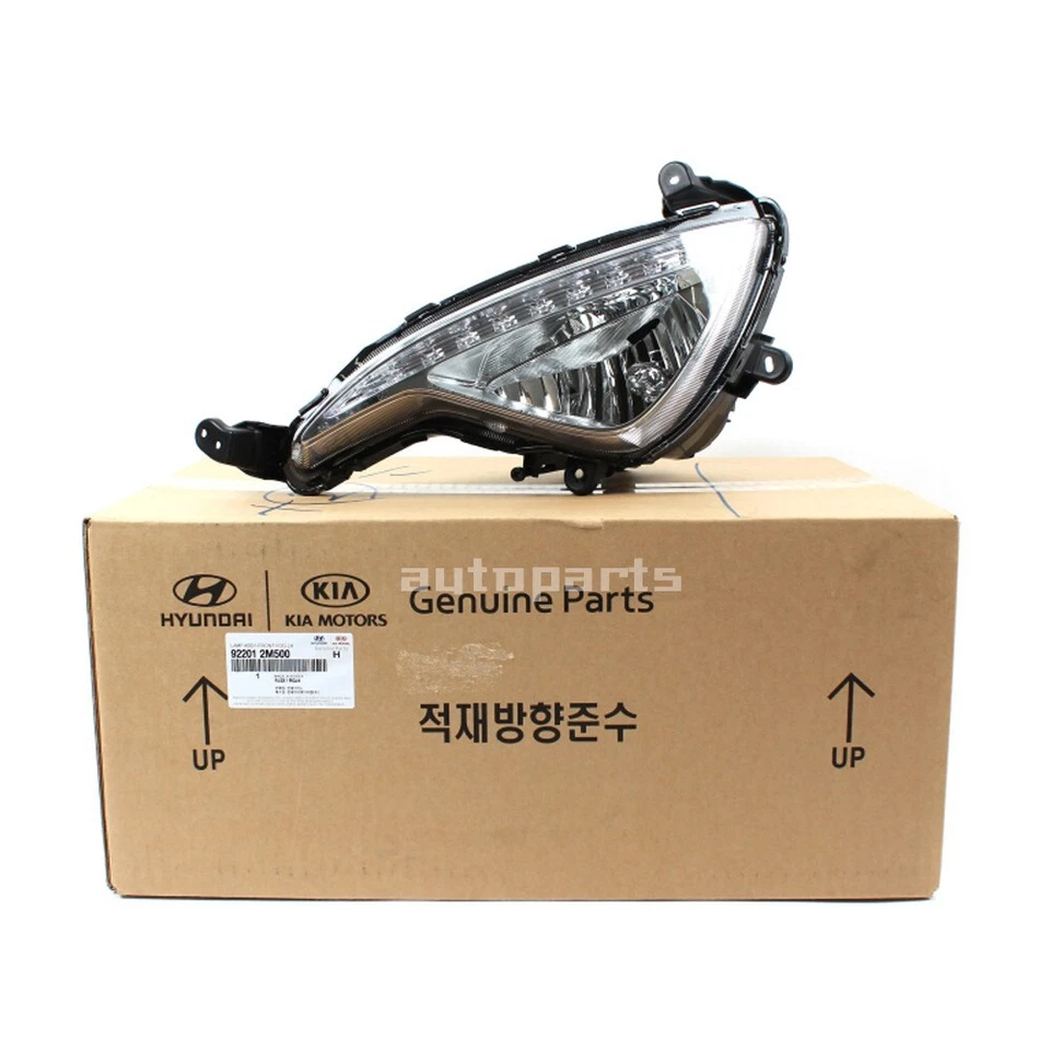 Genuine Fog Lamp Light W/O LED Left Right 2EA For Hyundai Genesis Coupe 2013-16 - Imagem 3 de 4