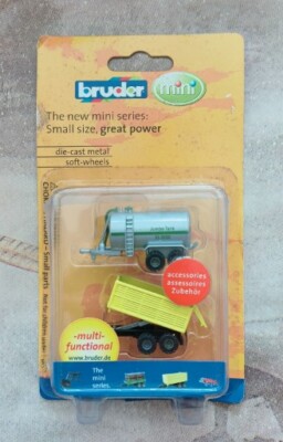 Bruder Kipp- & Jumbo Tank XL 3000 Anhänger Die-Cast Miniserie Zubehör NEU
