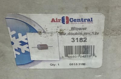 Kenworth Blower Motor DBL Shaft 12v 1 Speed Rev 203080bsm for sale 