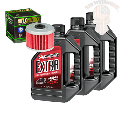 Oil Change Kit For 2003 Honda TRX350FM Rancher 4X4 Maxima Synthetic  5W-40