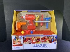 FAO Schwarz 25PC Kids Work Bench Tools Pretend Play Set Wood Toys