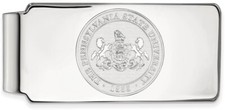 Sterling Silver Penn State University Money Clip Crest by LogoArt