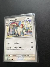 Vigoroth 161/193 Regular Paldea Evolved Pokemon TCG Official Trading Brand 