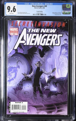 NEW AVENGERS #40 2nd Print (2008) CGC 9.6 NM+ 1st App Skrull Queen Veranke