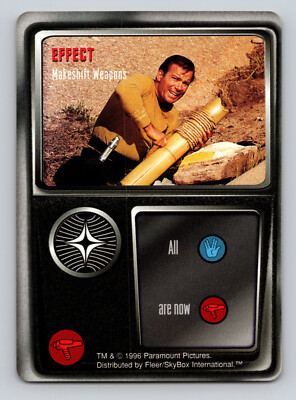 1996 Star Trek The Card Game Effect - Makeshift Weapons TCG CCG TOS