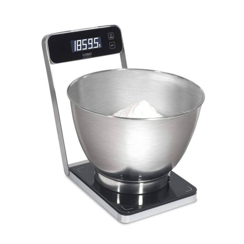 Caso Design B5 Faltbare Bäckerwaage, batteriebetrieben, 3290WS Bäckerwaage, 1,