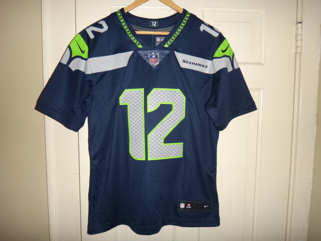 Youth Nike #12 Fan Seattle Seahawks Navy Vapor Untouchable Limited