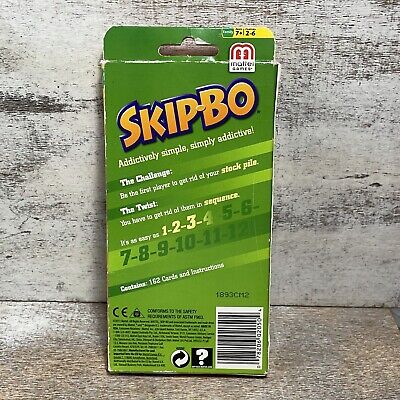 Skip-Bo Ultimate Sequencing Card Game For 2-6 Players Ages 7Y+